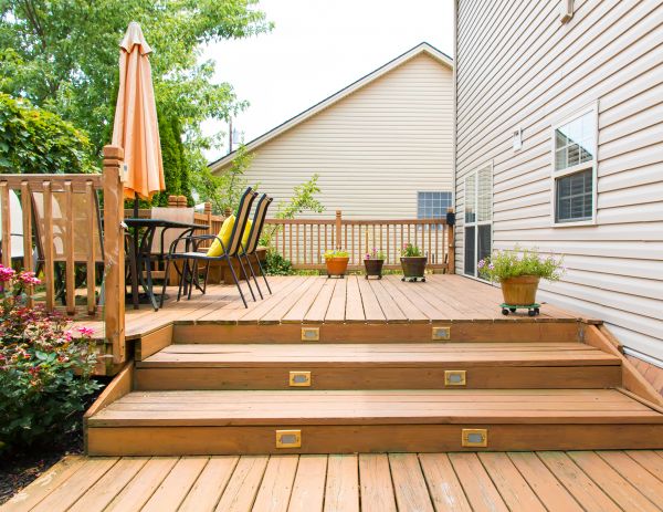 Cost of Wooden Patio Installation in Peyton