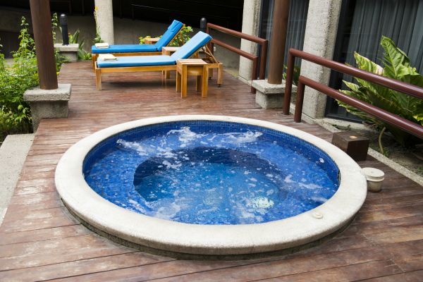 Hot Tub Deck Construction in Peyton
